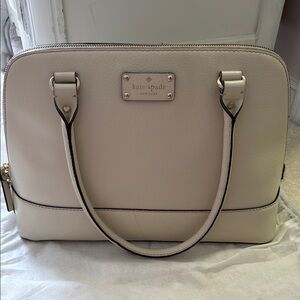 Kate Spade Cream Leather Handbag